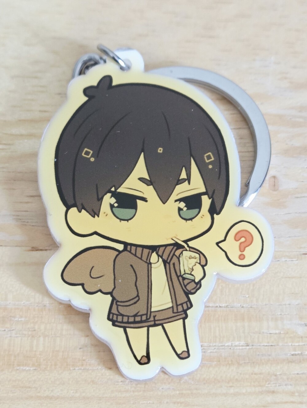 *4 for $20* Haikyu!! Tobio Kageyama Chibi Angel Acrylic Keychain Bag Charm